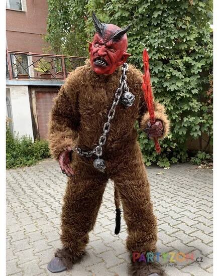 Kombinéza hnědý čert Krampus