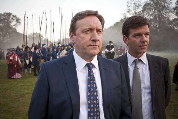 Vraždy v Midsomeru - Tajemný jezdec - Z filmu - Neil Dudgeon, Jason Hughes