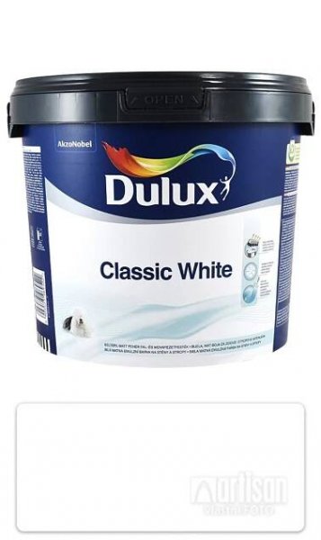 DULUX Classic White - akrylátová malířská barva do interiéru 5 l Bílá