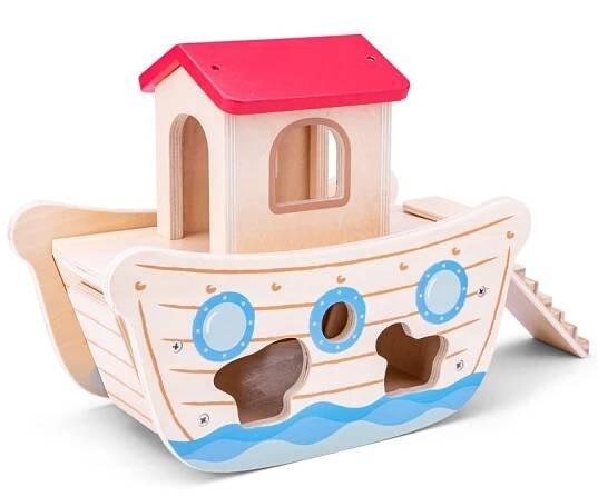 New Classic Toys Dřevěná Noemova archa