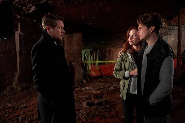 Hudson a Rex - Smrt v podzemí - Z filmu - John Reardon, Hannah Emily Anderson, Erik Knudsen