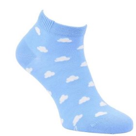 Zdravé Ponožky Zdravé ponožky kotníkové dámské bavlněné barevné elastické ponožky s obláčky 6301624 4pack