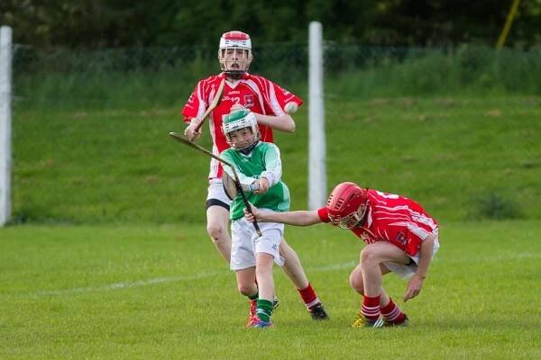 Harry Andrews breaks a Mayfield hurley