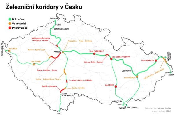 Přehled plánovaných železničních staveb v Česku - Aktuálně.cz
