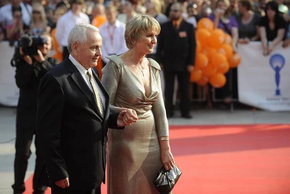 Herečka Eliška Balzerová s manželem na filmovém festivalu v Karlových Varech.