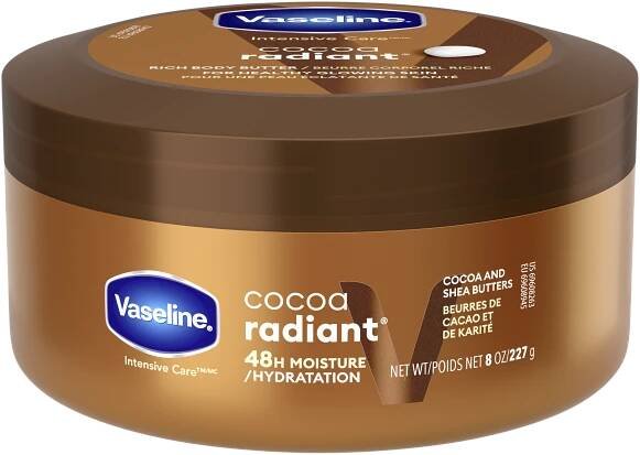 Vaseline® Intensive Care™ Cocoa Body Butter pack from the side packshot