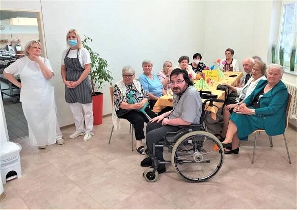 FOTO: V Domově pro seniory v Mládežnické ulici v Jirkově byla slavnost
