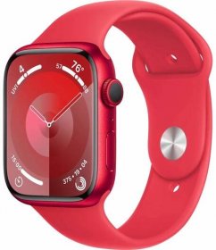 Apple Watch Series 9 GPS + Cellular 45mm (PRODUCT)RED hliníkové pouzdro s (PRODUCT)RED sportovním řemínkem - M/L - MRYG3QC/A