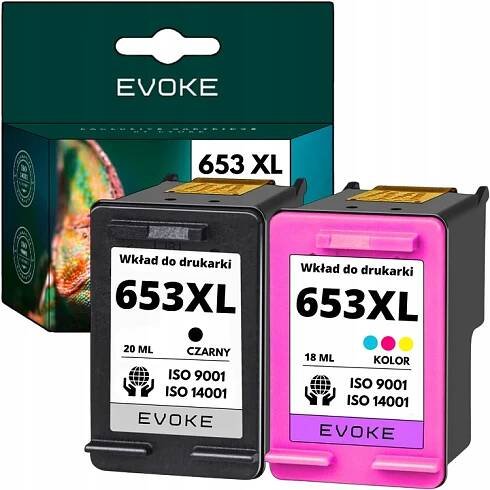 Inkoust EVOKE Tusz HP 650 czarny XL CZ101AE zamiennik pro HP černý (black)