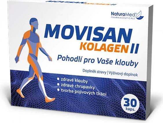 NaturaMed Movisan Kolagen II 30 kapslí