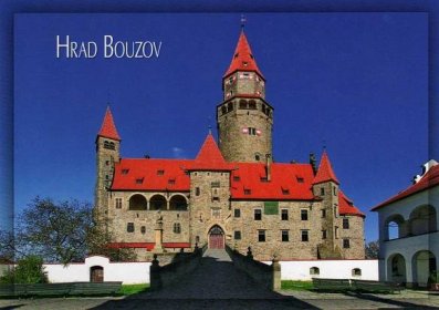 hrad Bouzov - celkový pohled - Sběratelství