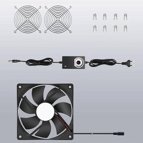 VENTILÁTOR DO POČÍTAČE S REGULACÍ RYCHLOSTI 12 V – EFEKTIVNÍ CHLAZENÍ Napájení USB
