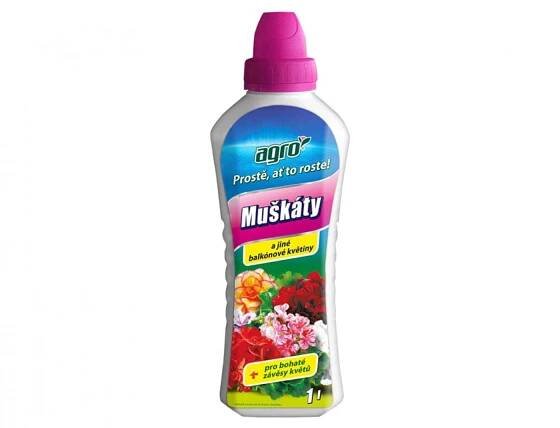 AGRO Kapalné hnojivo pro muškáty 1 l