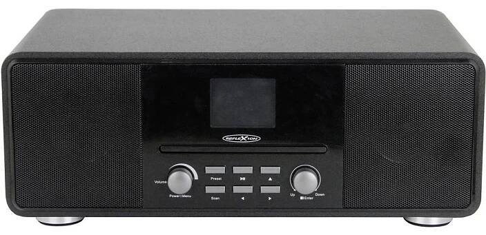 Reflexion HRA19DAB/BK HRA19DAB/BK stolní rádio, DAB+, FM, AUX, Bluetooth, CD, černá