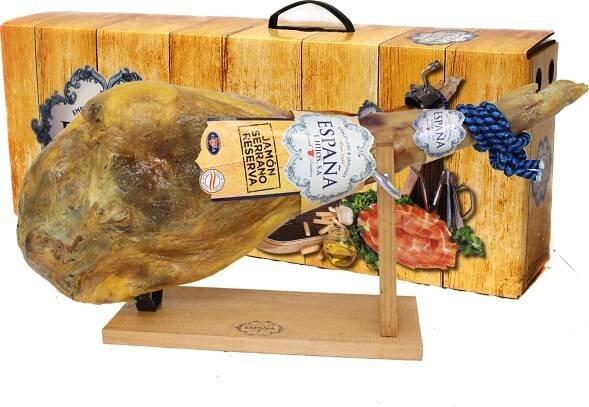 Espaňa Jamón Serrano dárkové balení španělské šunky 6,5 kg