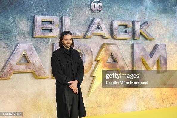 Marwan Kenzari attends the UK Premiere of "Black Adam" at Cineworld...
