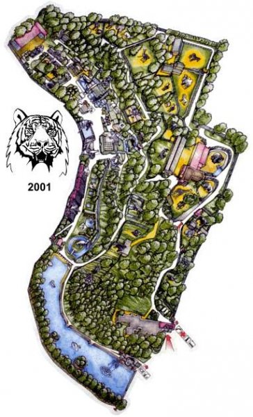 Map of Zoo Liberec - 2001