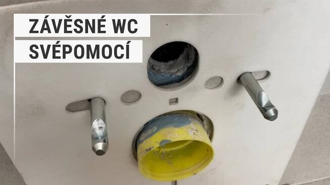 Instalace závěsného WC