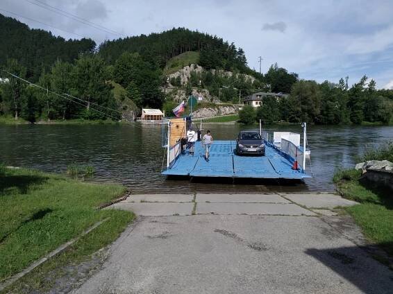 Fotografie - Přívoz (slovensky Kompa) Nezbudská Lúčka - Strečno - 09.07.2020