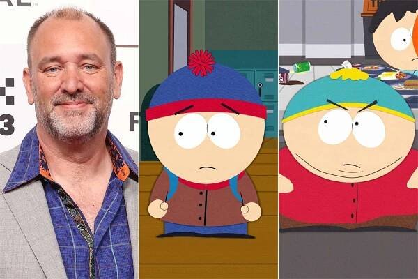 Trey Parker as Stan Marsh and Eric Cartman