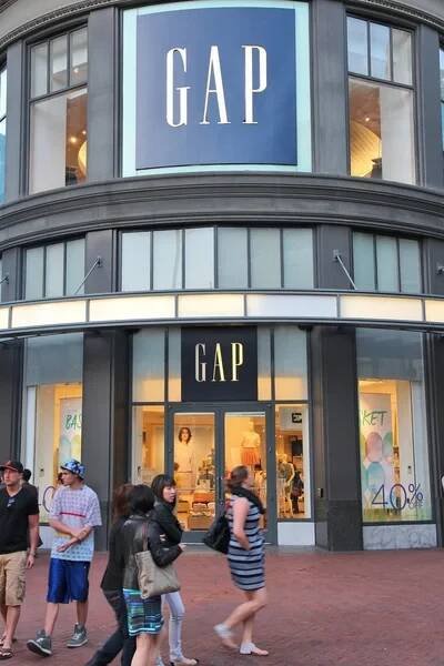 Gap obchod — Stock obrázek
