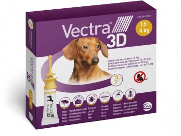 Vectra 3D Spot-On pro psy XS (1,5-4 kg) 3x0,8 ml