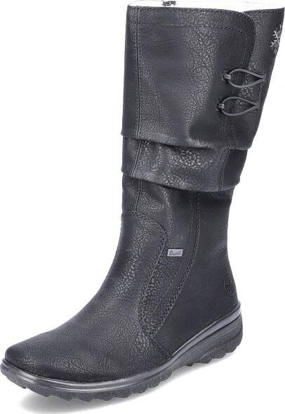 Dámské kozačky RIEKER Z7072-00 černá W4