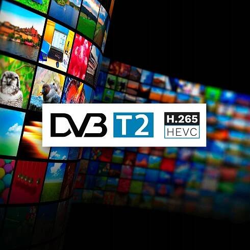 Tuner DVB-T2 H.265 HEVC Kruger&Matz HDMI SCART PVR EPG USB dekodér Šířka výrobku 14 cm