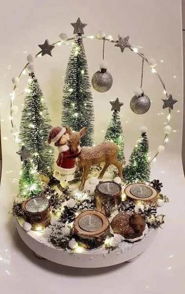 50+ Stunning Christmas Table Decoration Ideas to Bring Festive Cheer | Christmas diy, Christmas table decorations, Christmas decorations