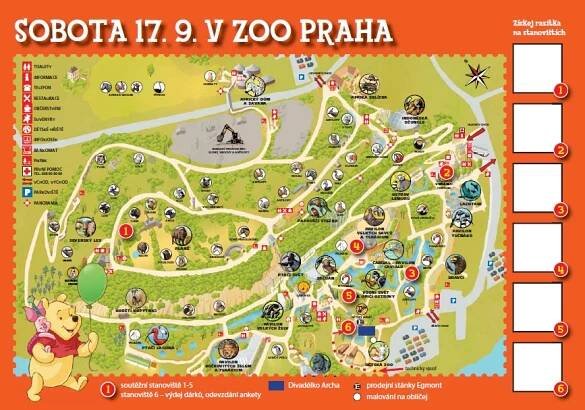 Medvídek Pú v Zoo Praha