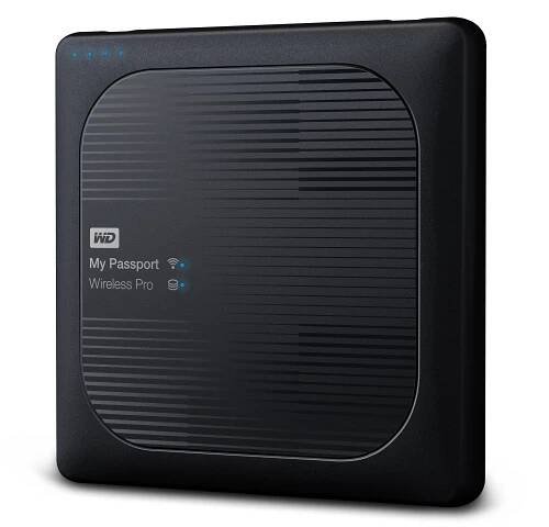 Externí SSD disk WD My Passport Wireless Pro 4TB SD WDBSMT0040BBK-EESN | kak.cz