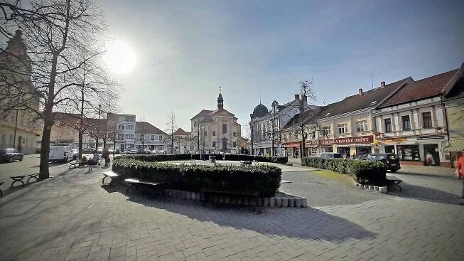 Masarykovo náměstí v Benešově.