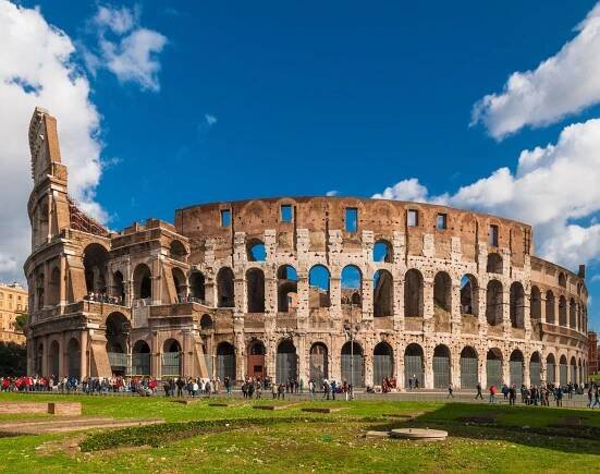Colosseum: A must-do in Europe, immersing you in the grandeur of the Roman Empire's history.