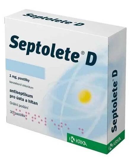 Septolete D 1 mg 30 pastilek