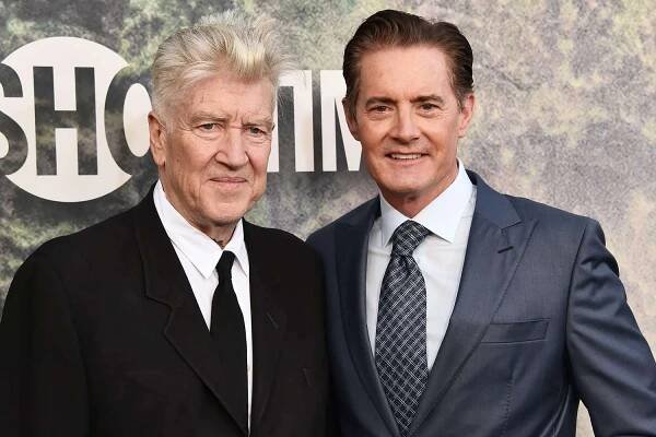 David Lynch and Kyle MacLachlan in 2017