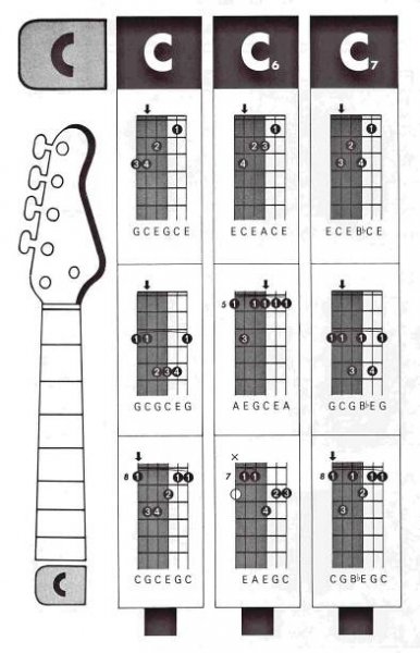 INCREDIBLE CHORDS FINDER - Úžasný kytarový akordový katalog - více než 1100 akordů eNoty.eu
