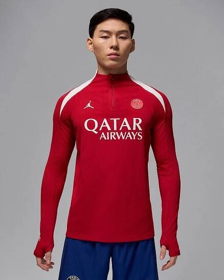 Pánské pletené fotbalové tréninkové tričko Jordan Dri-FIT ADV Paris Saint-Germain Strike Elite, čtvrté