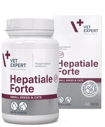 VetExpert Hepatiale Forte Small Breed & Cats 40 kapslí