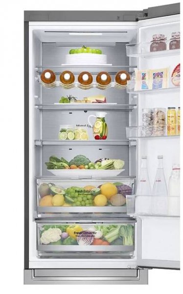 LG Kombinovaná chladnička LG | C | 384 l | Smart invertorový kompresor | DoorCooling+™, GBB72NSUCN1