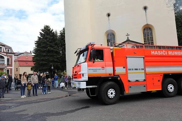 OBRAZEM: Hasiči v Rumburku připravili pro děti odpoledne plné zábavy