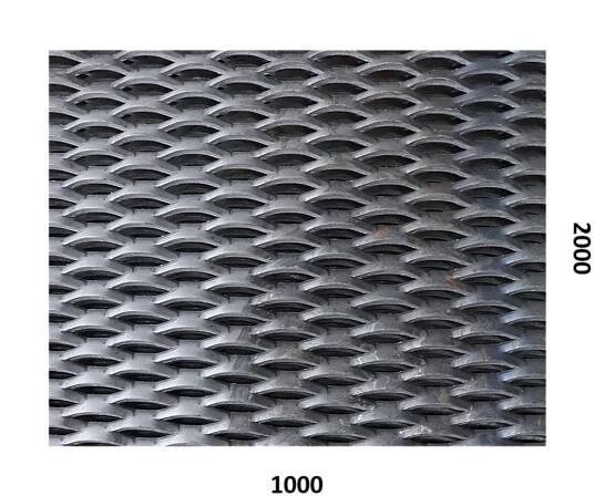Tahokov Fe šestihranné oko: 47x13mm, můstek: 5mm (1000x2000x3mm)