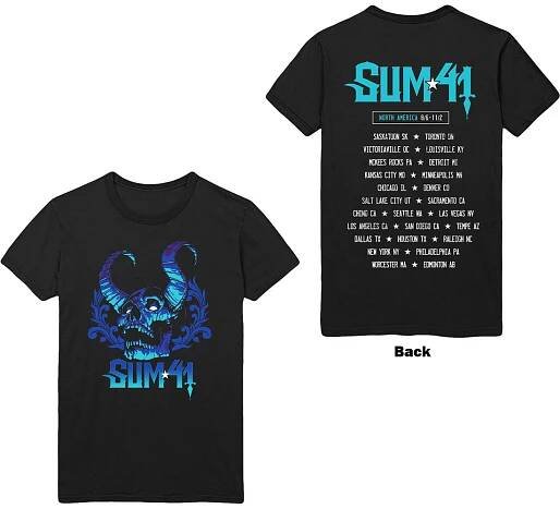 Sum 41 tričko, Blue Demon BP Black, pánské | Musicwear - Trička, mikiny