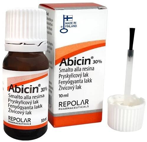 Abicin® 30% pryskyřicový lak | Na plísňové infekce nehtů