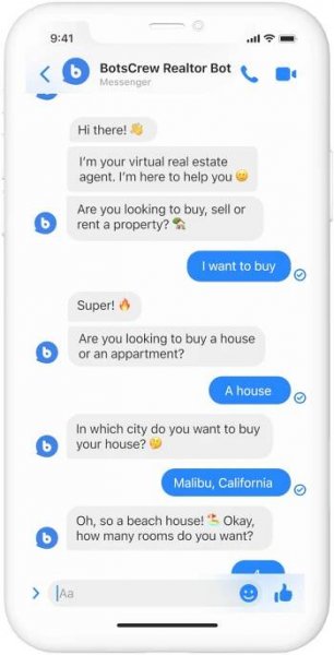 Real Estate lead generation bot