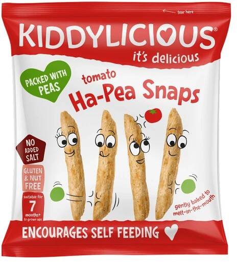 Kiddylicious hráškové lusky s rajčaty (8x15g) | SrovnejLeky.cz
