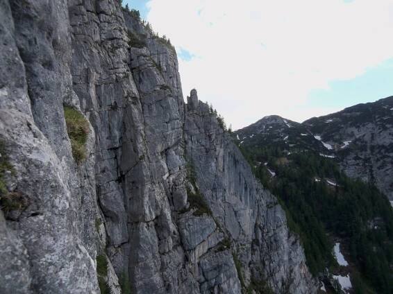 hany.info - Seewand klettersteig, horní část, Rakousko, Solná komora, Dachstein, Alpy
