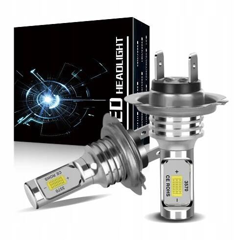 ŽÁROVKY H7 LED 2 X ŽÁROVKA CANBUS 1:1 6000K BÍLÁ LAMPA SADA 2KS, 2 Počet kusů 2 ks