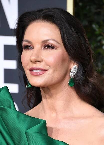 Catherine Zeta-Jones attend the 76th Annual Golden Globe Awards at The Beverly Hilton Hotel on January 6, 2019 in Beverly Hills, California