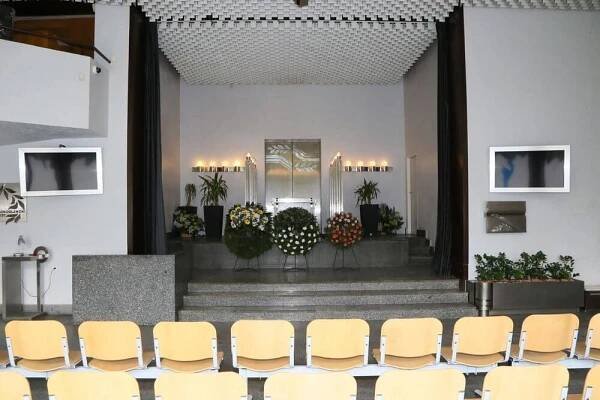 Obřadní síň, krematorium Praha 5–Motol – Pohřební ústav PEGAS