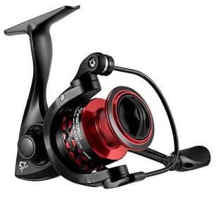 Piscifun Flame Spinning Reels Light Weight Ultra Smooth Powerful Spinning Fishing Reels Red 2000 Series